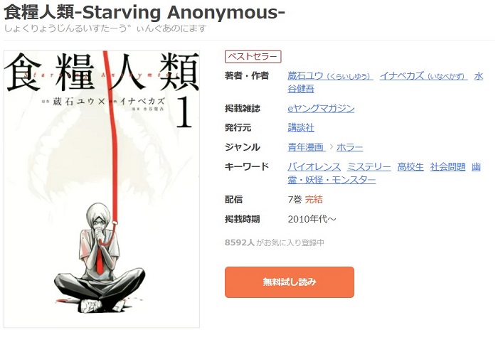 まんが王国　食糧人類-Starving Anonymous-